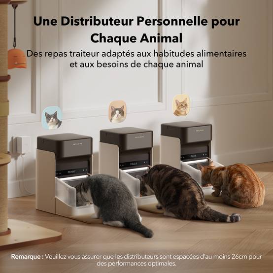 Distributeur automatique de croquettes RFID One pour chat et chien - Petlibro - Image 2
