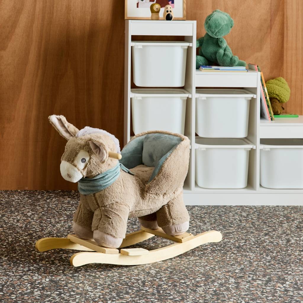 Fauteuil âne à bascule pour enfant | sweeek