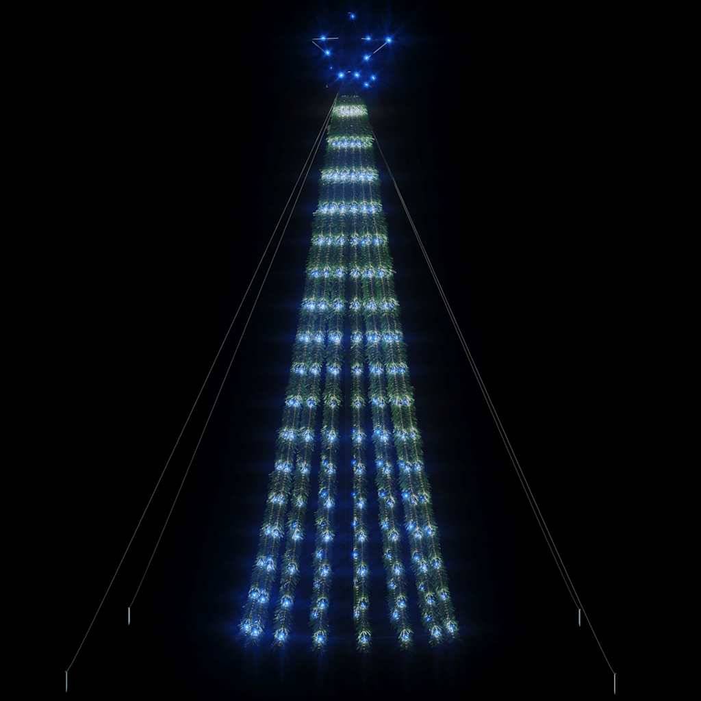 Sapin de Noël | Arbre de Noël à LED 275 LED bleu 180 cm Maison Chic - Image 3