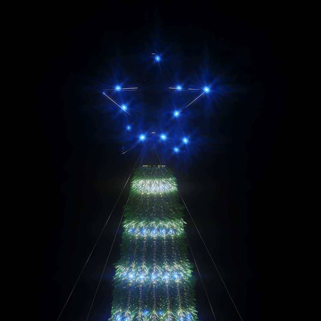 Sapin de Noël | Arbre de Noël à LED 275 LED bleu 180 cm Maison Chic - Image 6