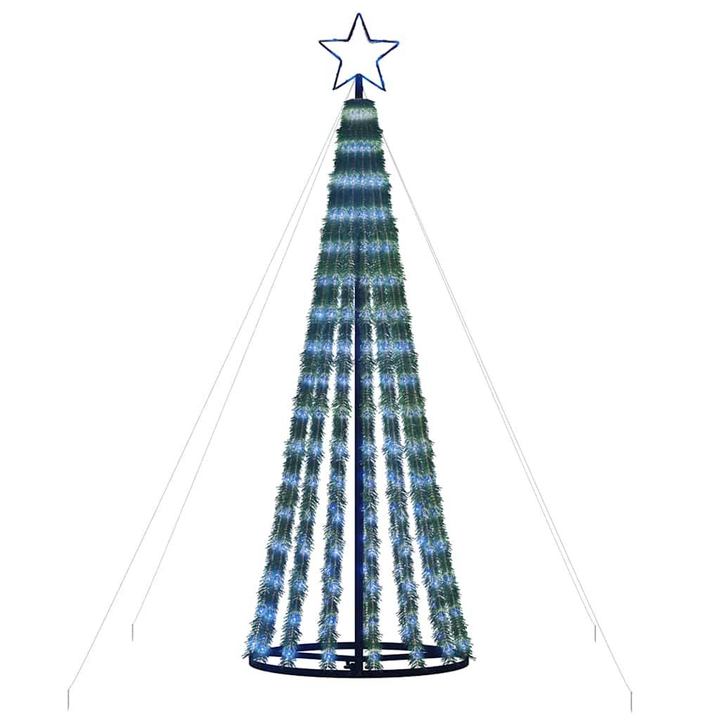 Sapin de Noël | Arbre de Noël à LED 275 LED bleu 180 cm Maison Chic - Image 4