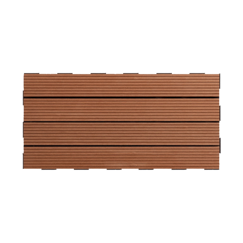 Dalle en composite Snap & Go (lot de 4) - Brun 30 x 60 cm - Snap & Go - Image 1