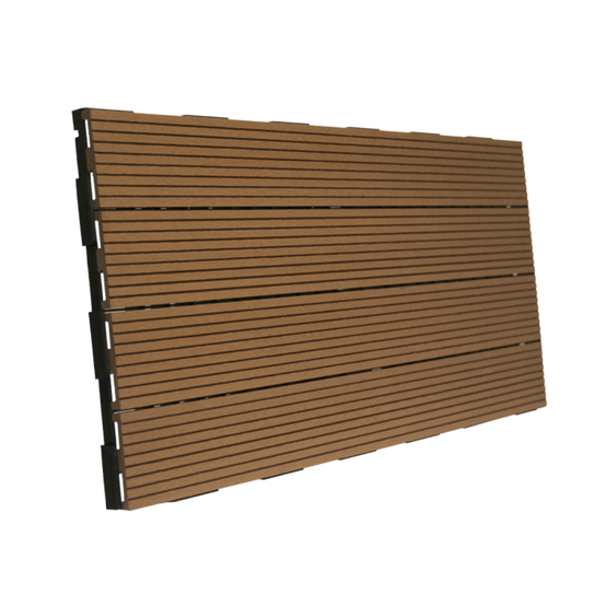 Dalle en composite Snap & Go (lot de 4) - Brun 30 x 60 cm - Snap & Go - Image 2