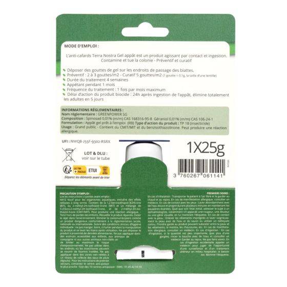 Terra Nostra - Tube-appât anti-cafards 25 g - Image 2