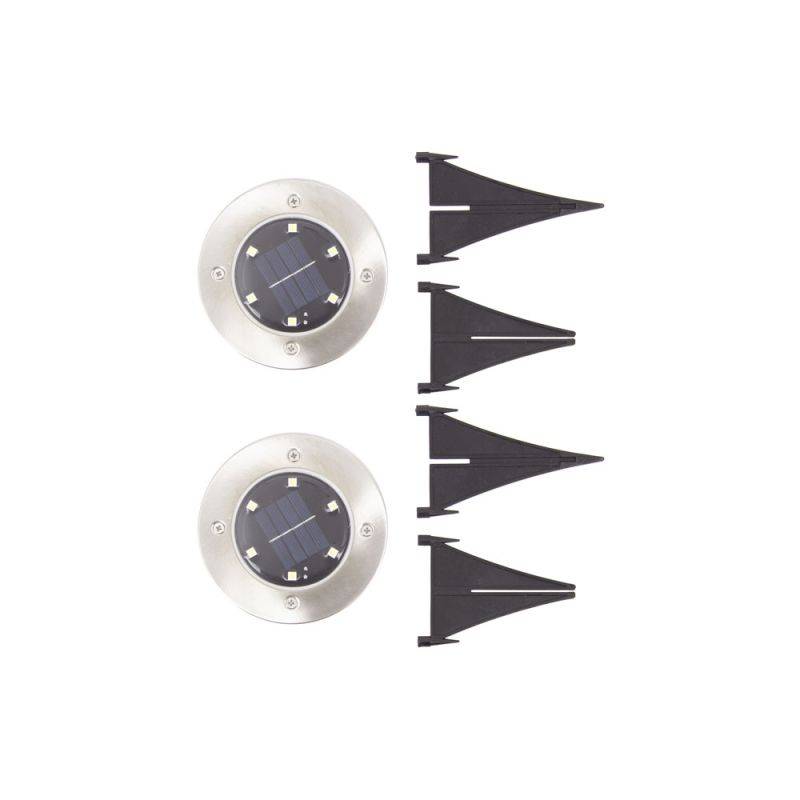 Xanlite - Lot de 2 Spots Solaires 6 LED Blanc chaud IP44 8h d'autonomie - PACK2SPSO4 - Image 6