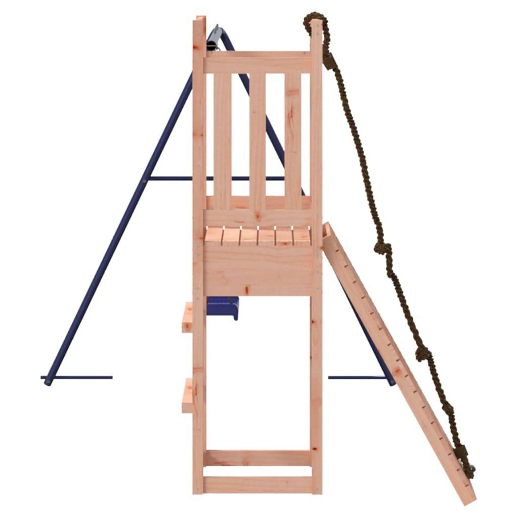 Helloshop26 - Aire de jeux d'extérieur balançoires toboggan portiques robuste jeux jardin 237 x 184 x 169 cm bois massif de douglas - Image 5