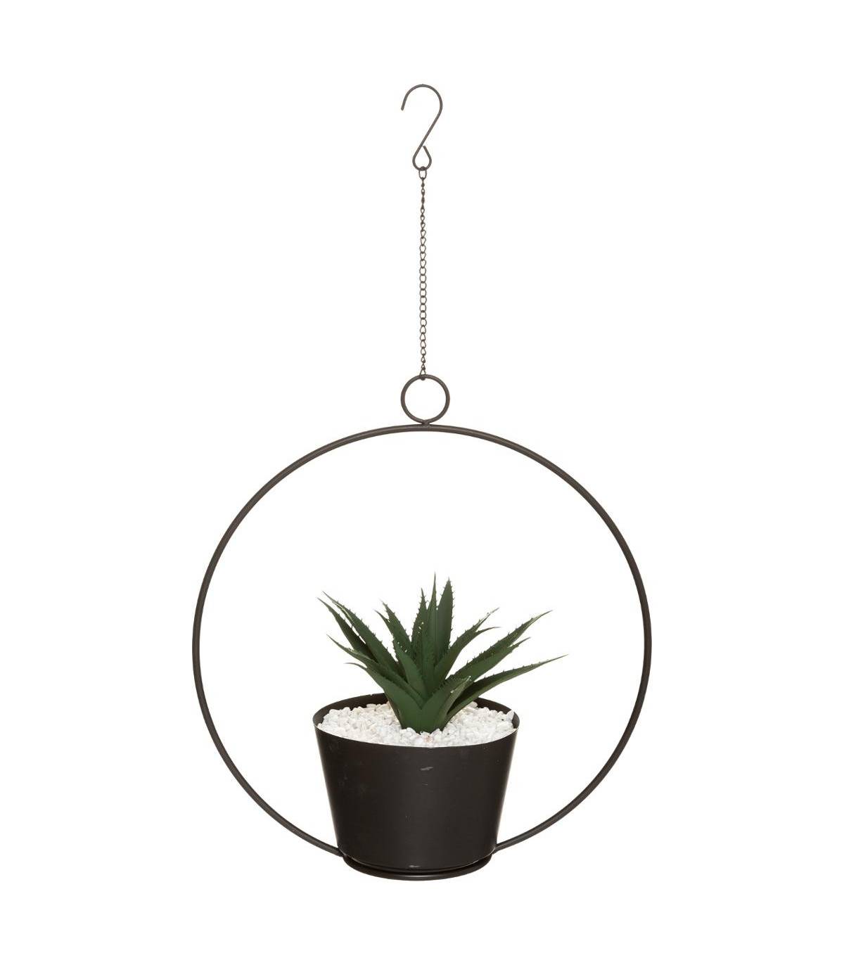 Plante artificielle à suspendre en pot H 30 cm - Image 1