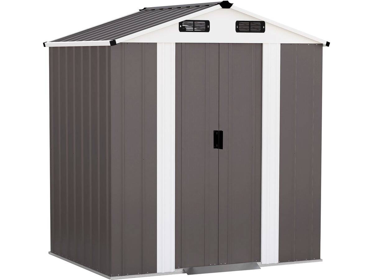 Habitat Et Jardin - Abri De Jardin Métal "dallas Ii" - 2,17 M² - Taupe -habitat Et Jardin - Image 1