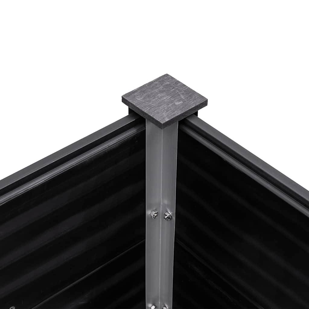 Vidaxl - Lit surélevé de jardin 200x50x54 cm WPC Gris vidaXL 318095 - Image 4