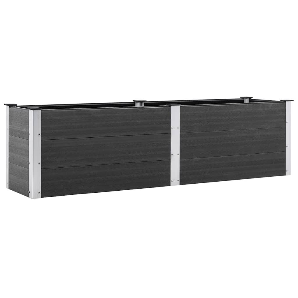 Vidaxl - Lit surélevé de jardin 200x50x54 cm WPC Gris vidaXL 318095 - Image 2
