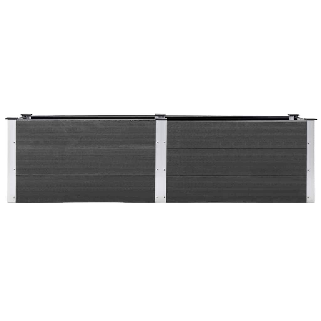 Vidaxl - Lit surélevé de jardin 200x50x54 cm WPC Gris vidaXL 318095 - Image 8