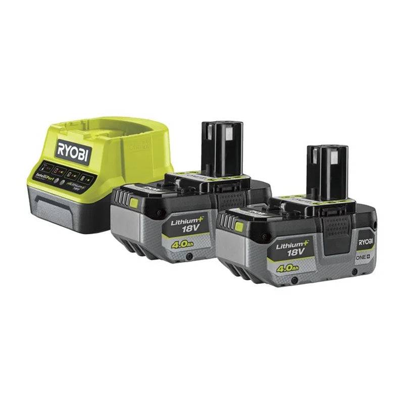 Ryobi - Pack 2 batteries RYOBI 18V One+ 4.0Ah et 2.0Ah - chargeur rapide 2.0Ah RC18120-242X - Image 2