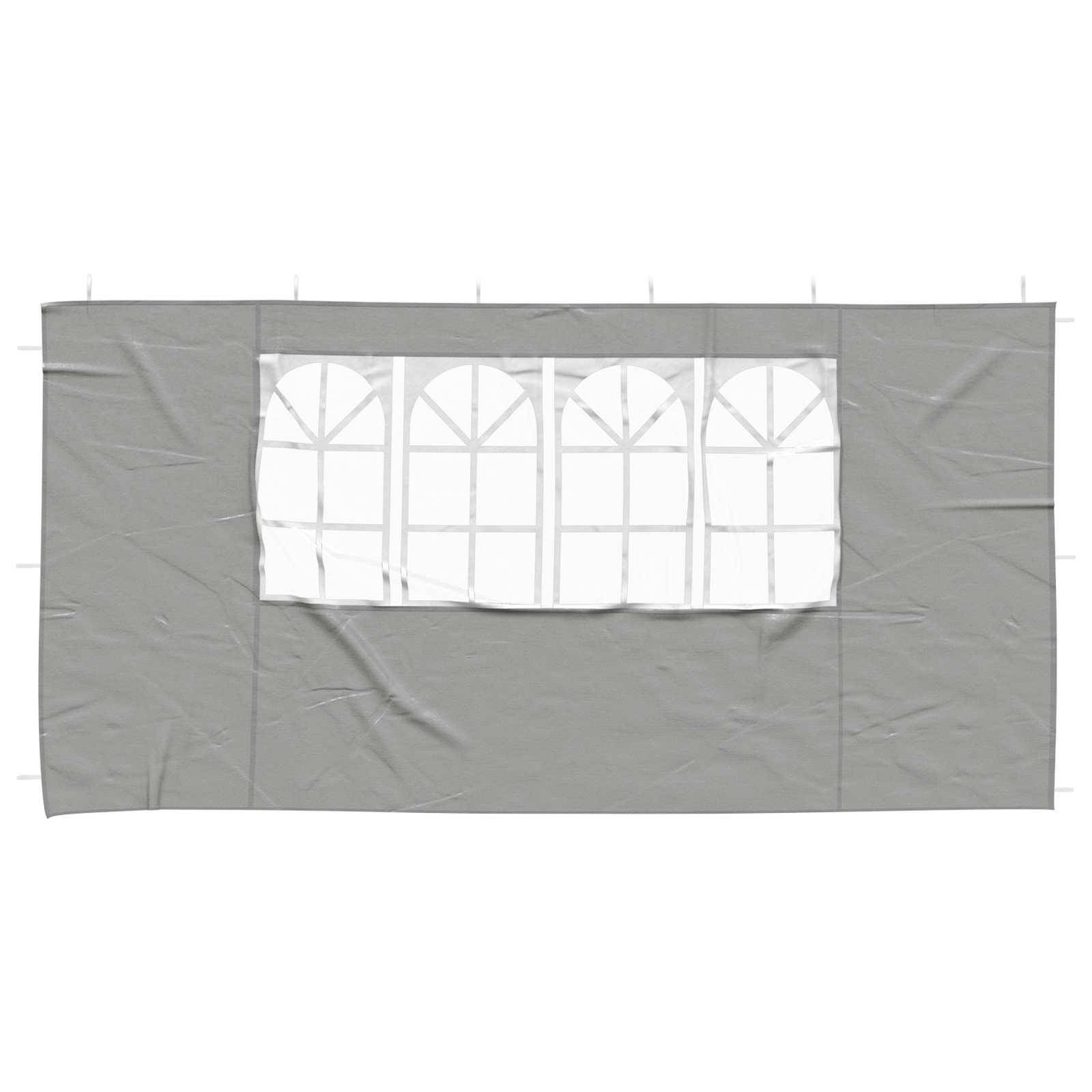 Parois de tente de fête PE gris clair 400 x 195 cm - PANGIVO - Image 3