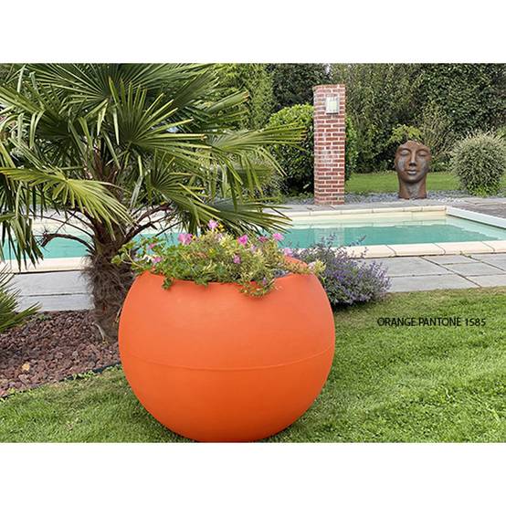 Plast'Up Rotomoulage - Pots de fleurs sphérique xxl speranza 325l-lot de 2 - Image 4