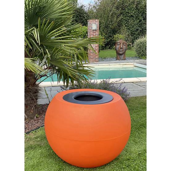 Plast'Up Rotomoulage - Pots de fleurs sphérique xxl speranza 325l-lot de 2 - Image 3