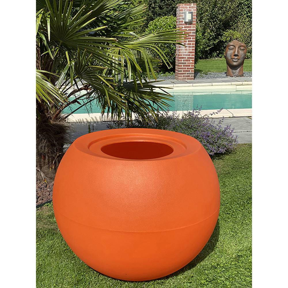 Plast'Up Rotomoulage - Pots de fleurs sphérique xxl speranza 325l-lot de 2 - Image 5