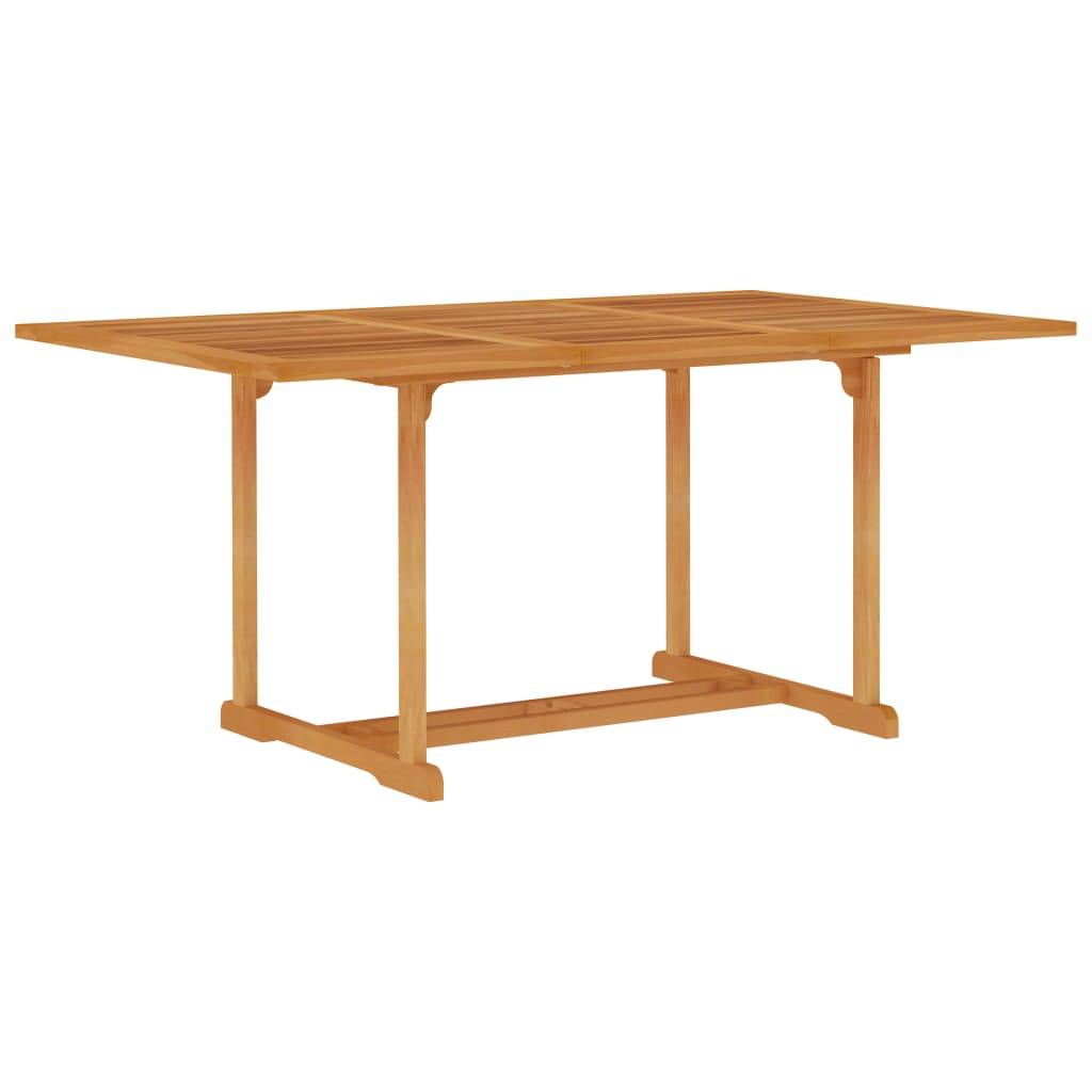 Helloshop26 - Salon de jardin meuble d'extérieur ensemble de mobilier 5 pièces avec coussins bois de teck massif - Image 2