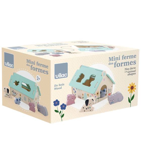 Vilac - Vilac - Boite à formes maison des animaux - Sarah - Image 1