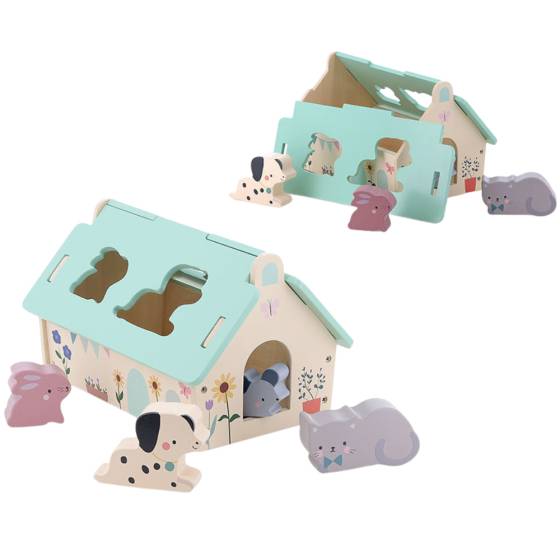 Vilac - Vilac - Boite à formes maison des animaux - Sarah - Image 10