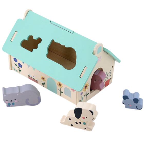 Vilac - Vilac - Boite à formes maison des animaux - Sarah - Image 4
