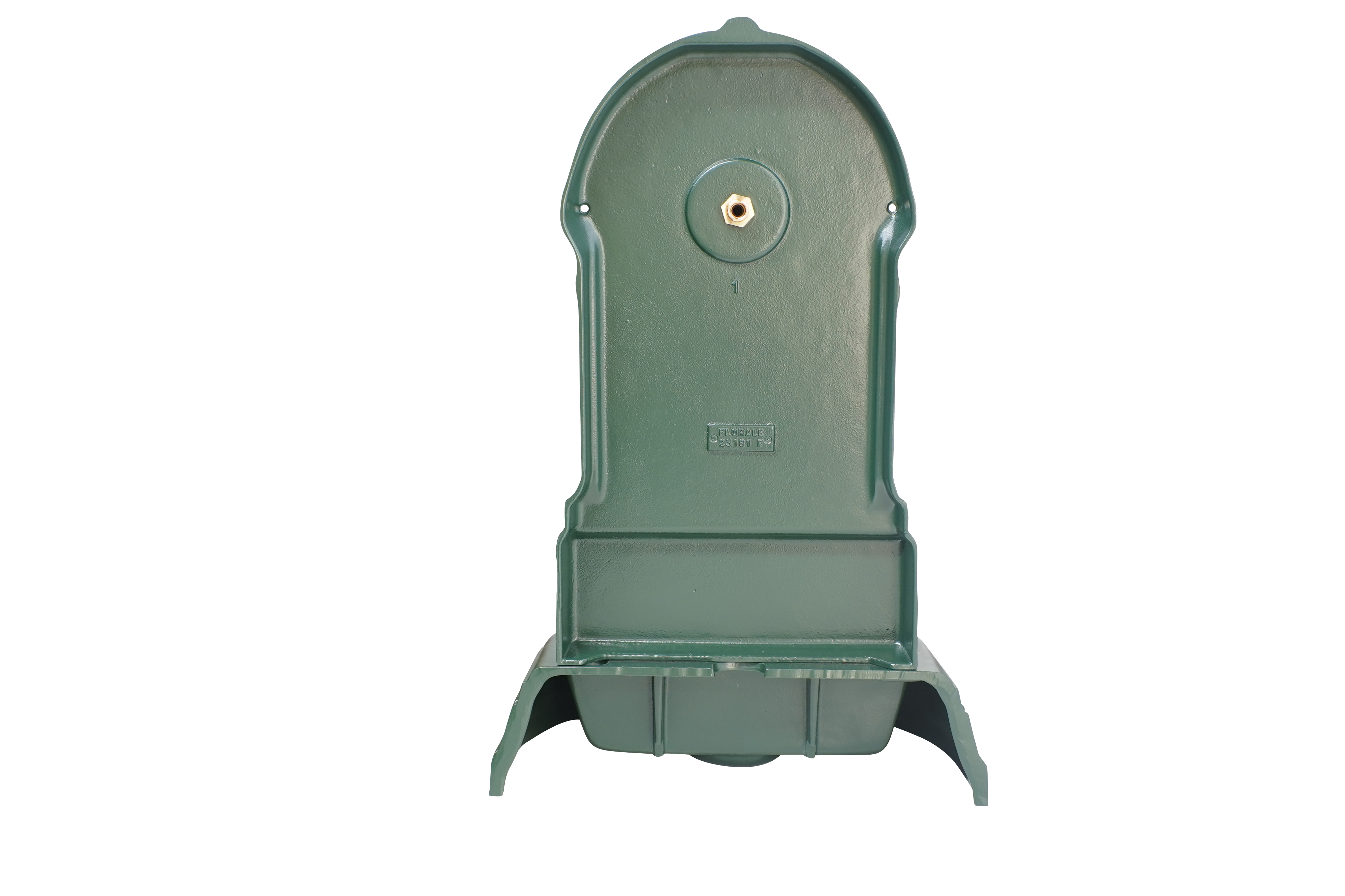 Fontaine chasse au marais Dommartin vert 6009 avec robinet colvert H.87 - Image 2