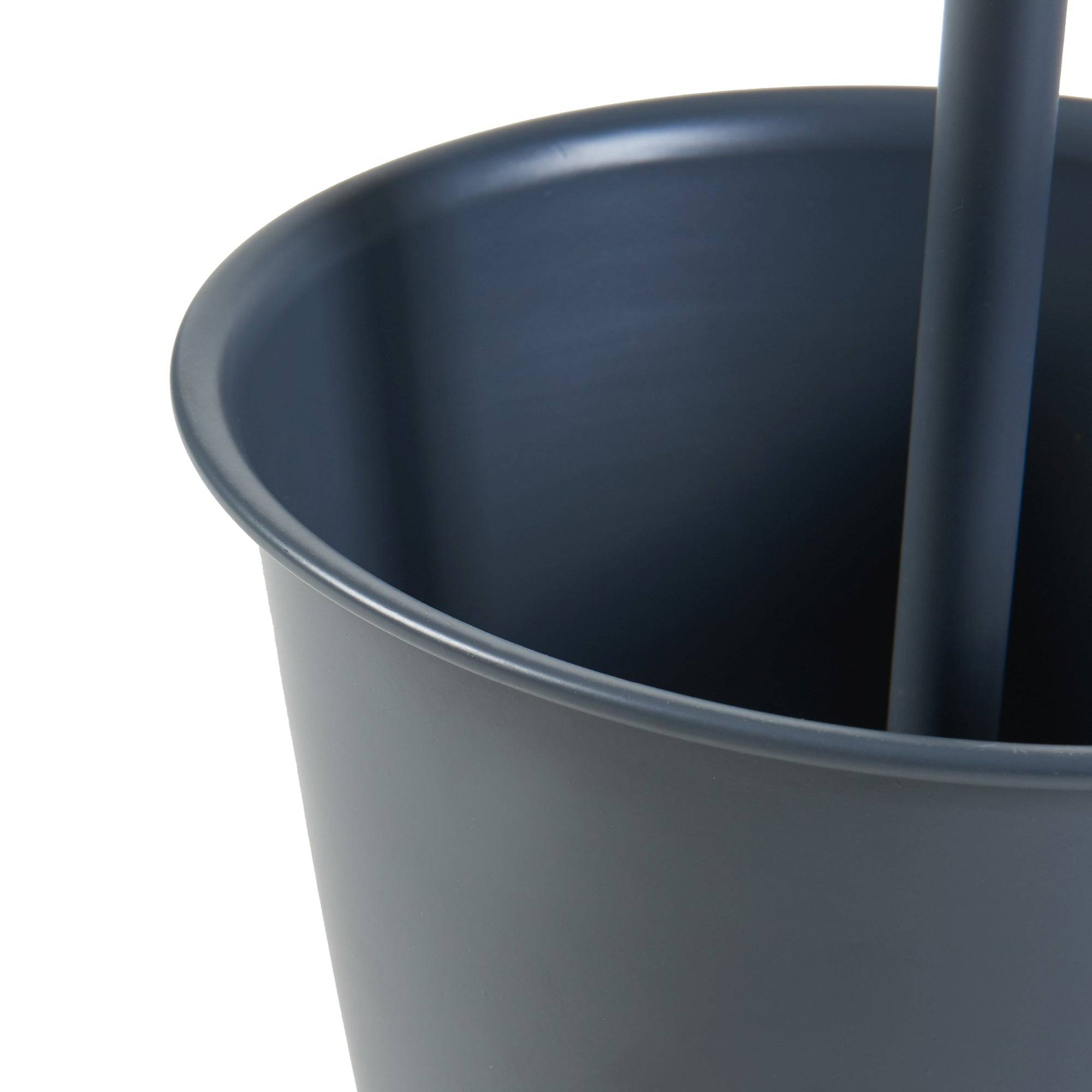 Porte-plantes style intemportel support 48 x 23 cm 1 cache-pot noir - Image 5