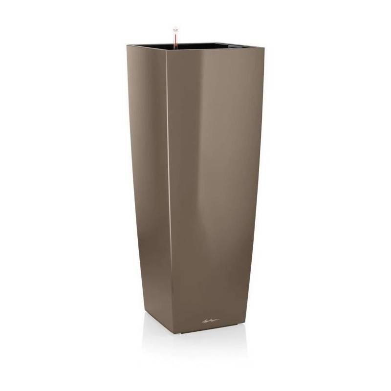 Lechuza - Lechuza Jardiniere Cubico Alto 40 All-in-one Taupe Brillant 18234 - Image 1