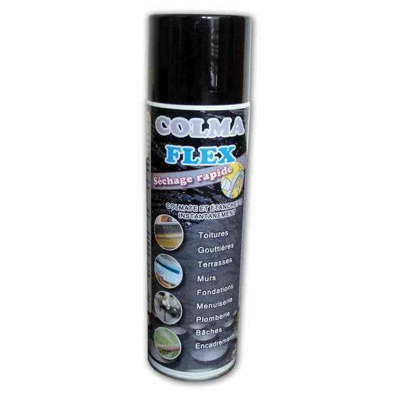 Sans Marque - Spray bitumeux 500 ml Colmaflex Unité Noir - Image 1