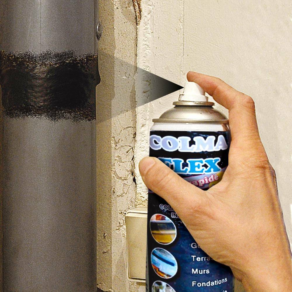 Sans Marque - Spray bitumeux 500 ml Colmaflex Unité Noir - Image 2