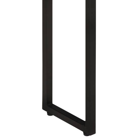 ComfortXL - Jardinière bois manguier balcon hauteur ergonomique noir 60cm - ComfortXL Outdoor Living - Image 7
