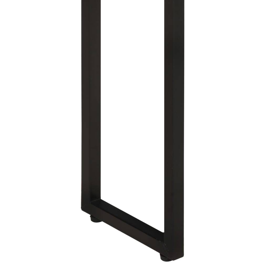 ComfortXL - Jardinière bois manguier balcon hauteur ergonomique noir 60cm - ComfortXL Outdoor Living - Image 7