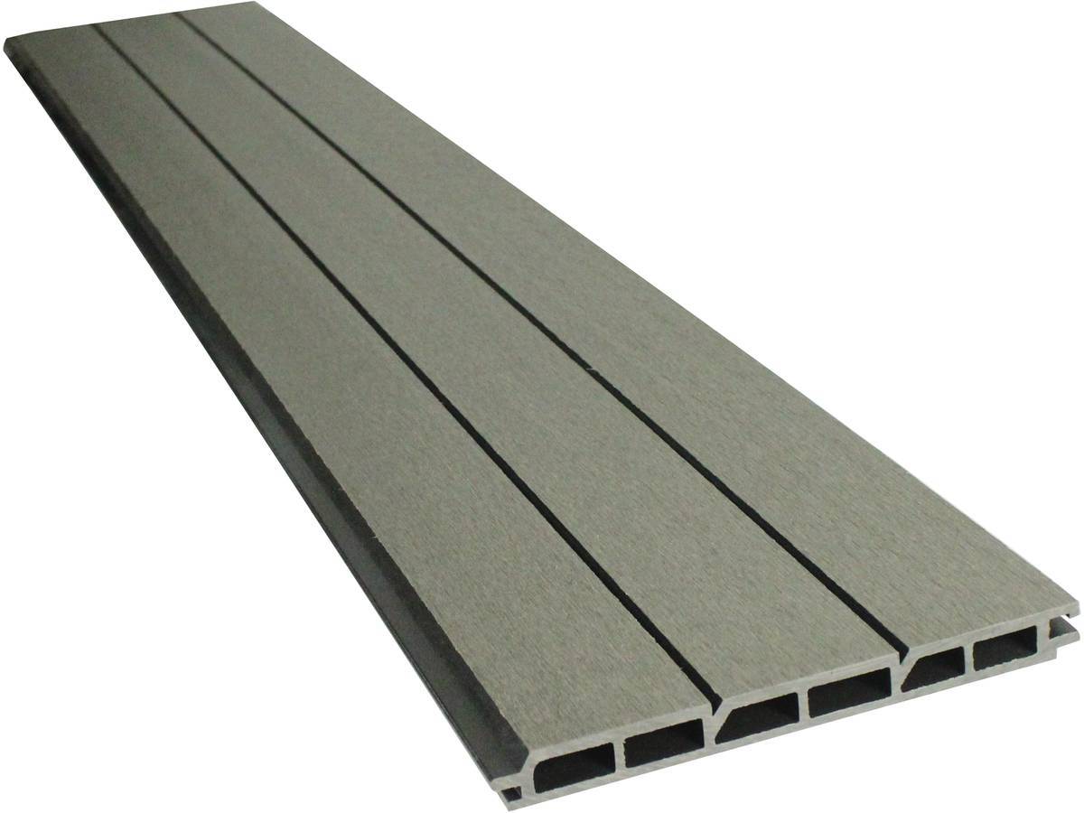 Habitat Et Jardin - Kit Clôture 8 X 1.6m Composite - Kit De Fixation Offert - Gris -habitat Et Jardin - Image 2