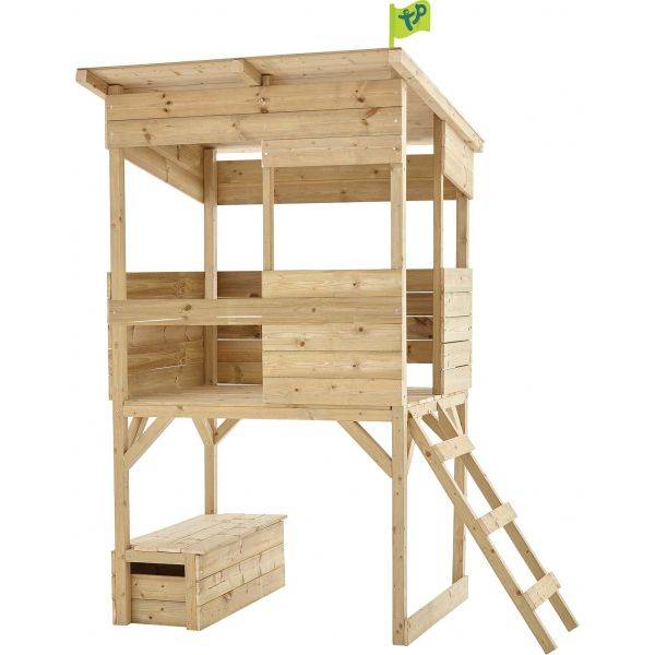 Tp Toys - Cabane sur pilotis enfant coffre à jouets intégré Tower Tp Toys - Image 1