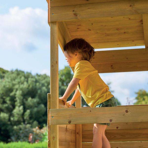 Tp Toys - Cabane sur pilotis enfant coffre à jouets intégré Tower Tp Toys - Image 7