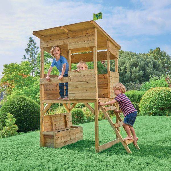 Tp Toys - Cabane sur pilotis enfant coffre à jouets intégré Tower Tp Toys - Image 4