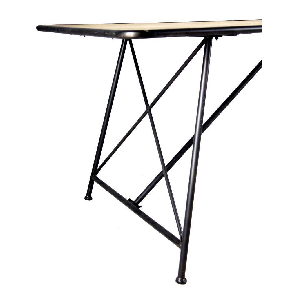 Aubry Gaspard - Table en métal et pin - Image 2