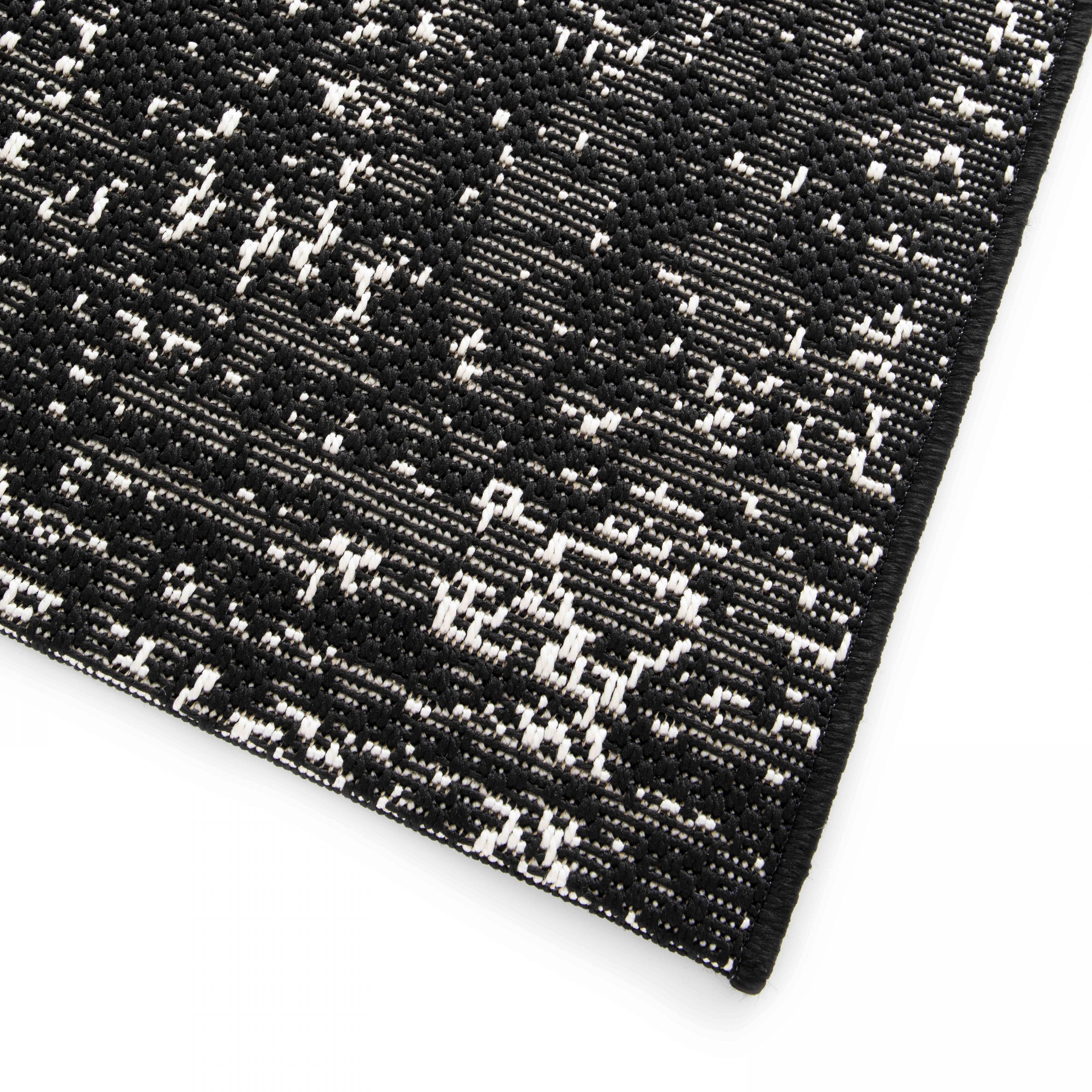 Oviala - Tapis d'extérieur en polypropylène 200 x 290 cm noir Hella - Oviala - Image 4