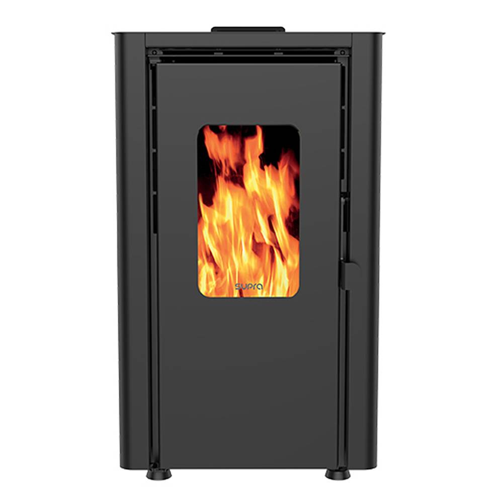 Supra - Poêle à granulés de bois 6.1kw noir ORPHEE 6 NOIR Supra - Image 1