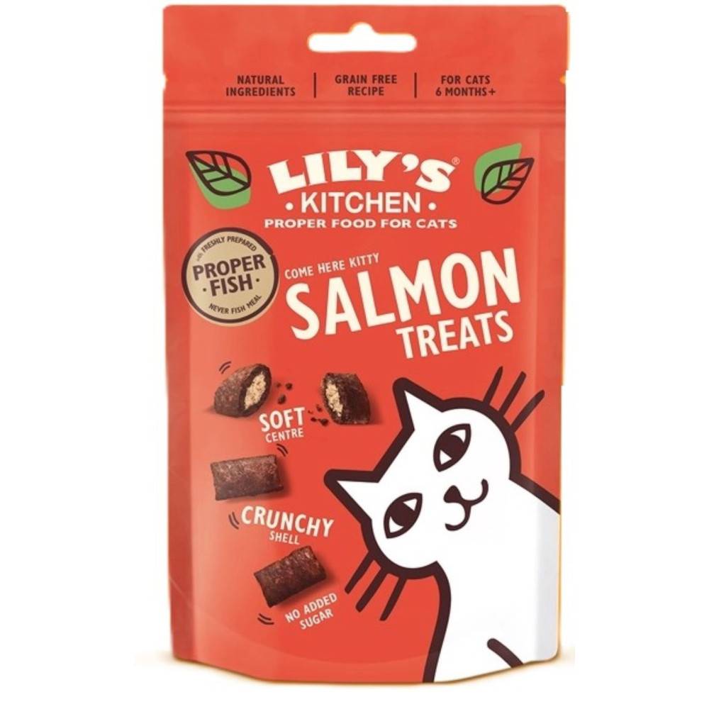 Lily's Kitchen - Friandises au saumon 60g pour chat Lily's Kitchen