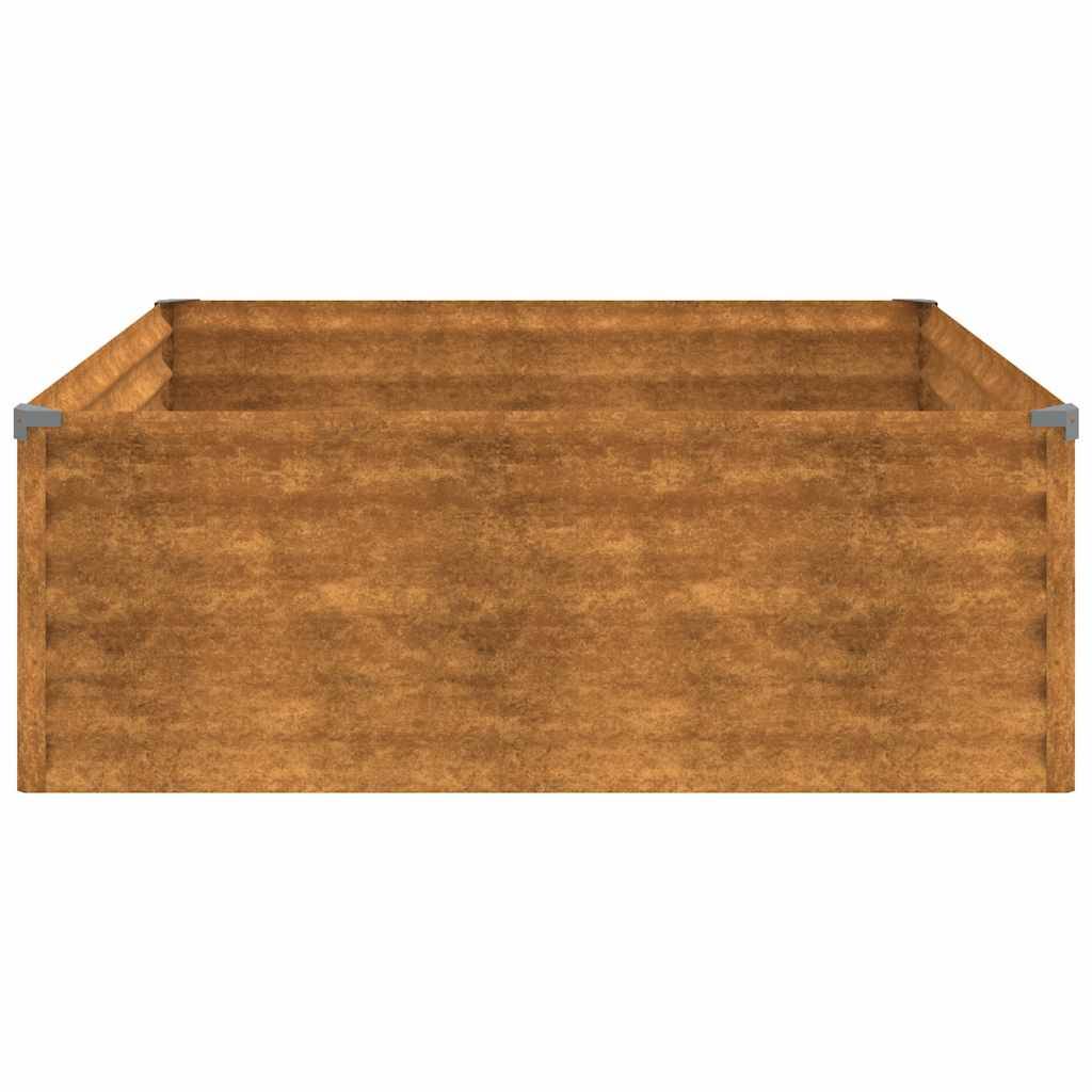 Vidaxl - Lit surélevé de jardin 100x100x36 cm acier corten vidaXL 151993 - Image 5