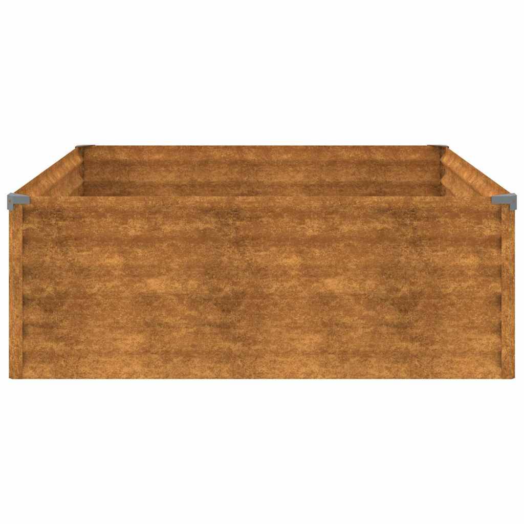 Vidaxl - Lit surélevé de jardin 100x100x36 cm acier corten vidaXL 151993 - Image 6