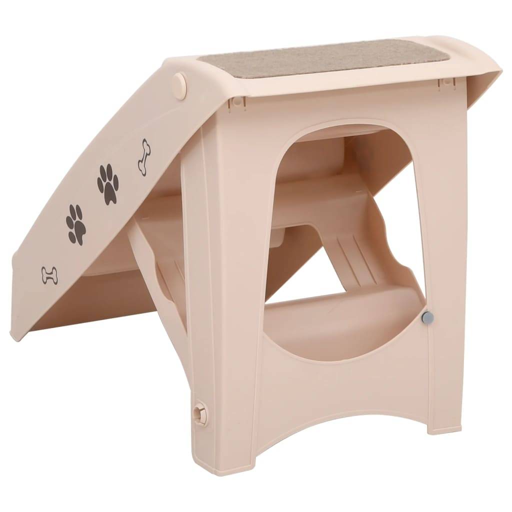 Vidaxl - Escaliers pliables pour chiens Crème 62x40x49,5 cm vidaXL 170984 - Image 6