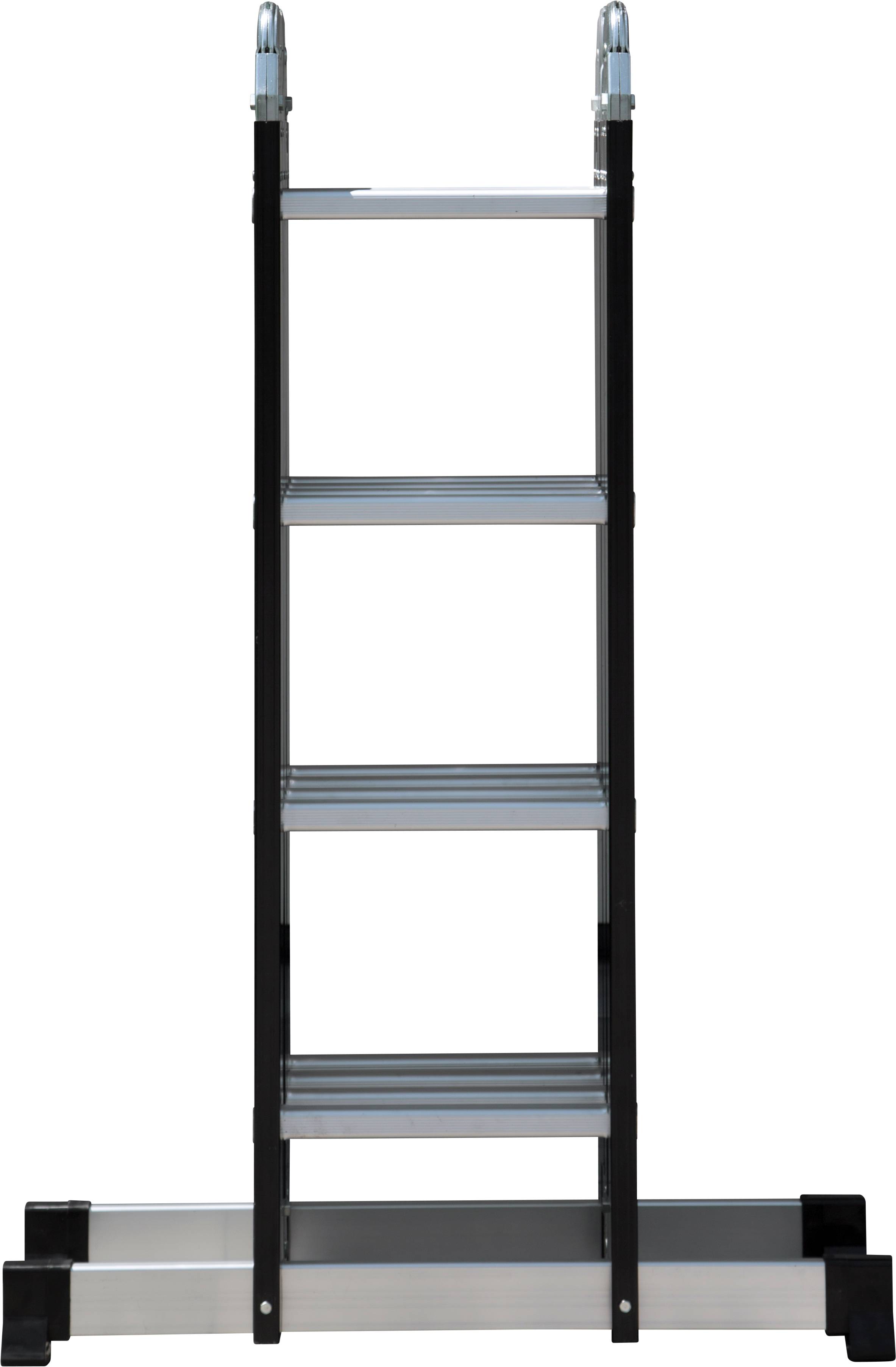 Échelle pliante aluminium noire multifonction compacte - ESCALO - Image 2