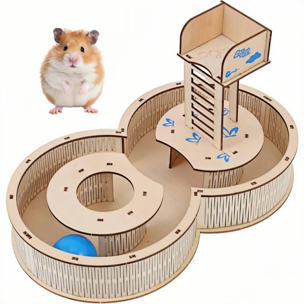 DtopbuyAge - Labyrinthe en bois pour hamster DtopbuyAge - Image 1
