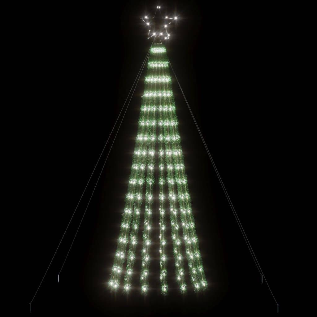 Sapin De Noël - Arbre de Noël lumineux conique 275 LED blanc froid 180 cm - Image 3