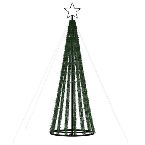 Sapin De Noël - Arbre de Noël lumineux conique 275 LED blanc froid 180 cm - Image 5