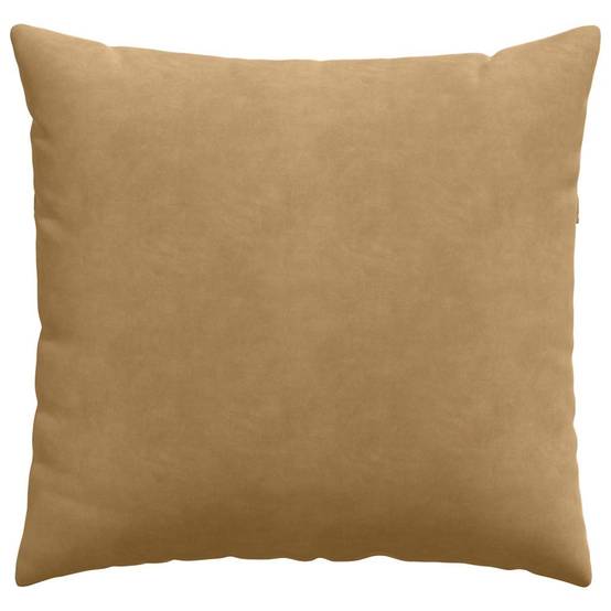 Paire de Coussins en Velours Côtelé Confortables pour Salon Chambre avec Housse Amovible Marron 45x45 cm – ComfortXL Outdoor Living - Image 6