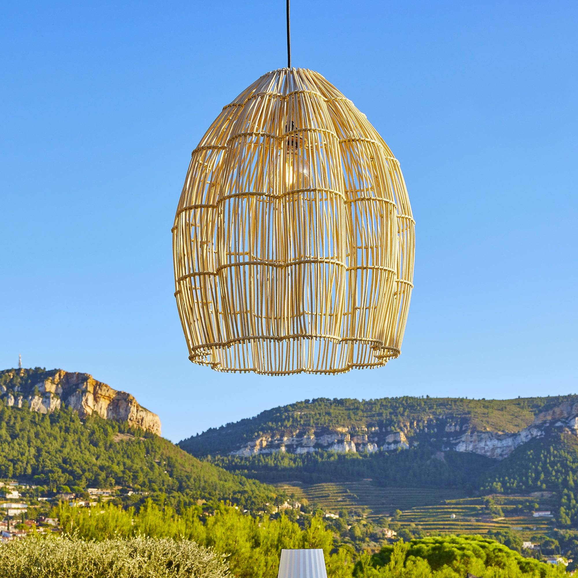 Lumisky - Abat jour naturel seul AVILA H60cm - Image 7
