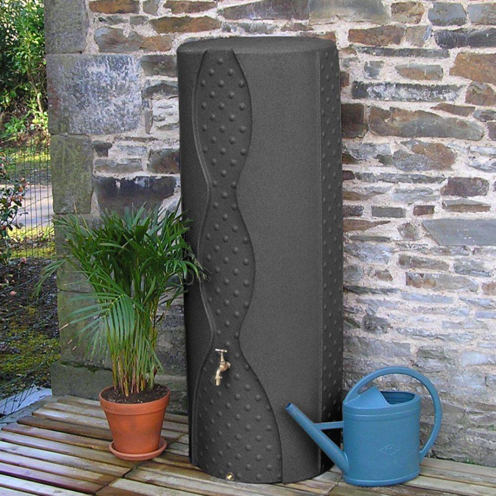 Récupérateur d'eau de pluie pour jardin Niagara 300 L gris EMP ROTOMOULAGE - Image 2