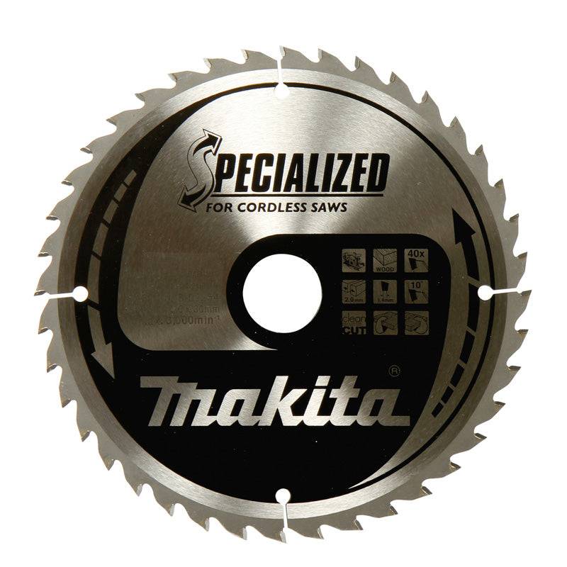 Lames carbure "EFFICUT" pour Bois, pour scies circulaires à batterie MAKITA - taille Ø 165 mm x 25 Dents - MAKITA ACCESSOIRES - Image 2